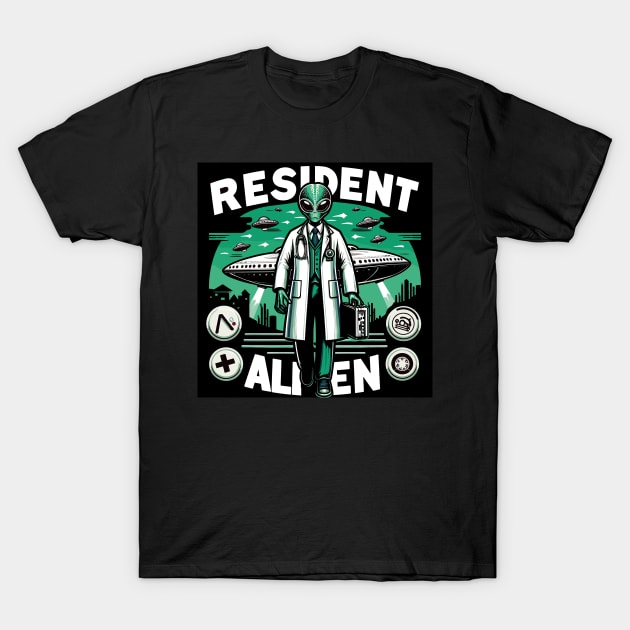 Resident Alien T-Shirt by aswIDN